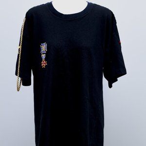 Outwest L Men's Short Sleeve Crew Neck Shirts medal engraved